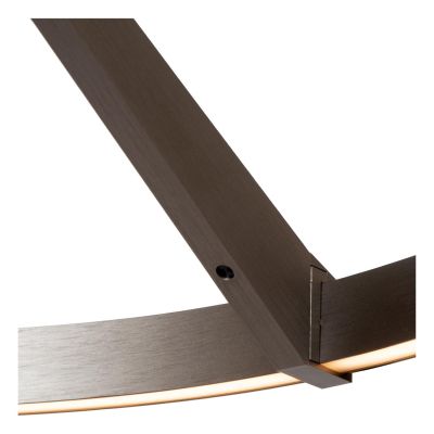 Lucide APPLAUSE - Pendant light - Ø 60 cm - LED Dim. - CCT - 1x32W 2700K/4000K - Hand Wave Sensor - Grey iron - Premium